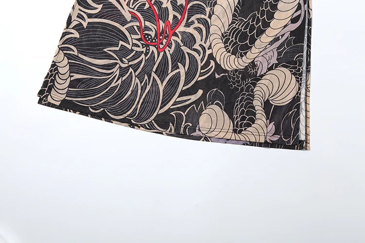 Snake Print See Through Blouse Women Half-High Neck Long Sleeves High Slits High Elasticity Street Skinny Trend Long Tops