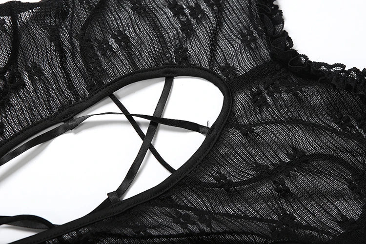 Sexy Hollow Women Jumpsuits Autumn Trend Off Shoulder Backless Full Sleeve Skinny Peach Hip Club Coquette Overalls