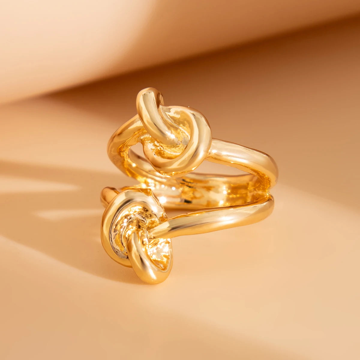 20 Styles Boho Unique Gold Color Petal Flower Rings for Women Punk Geometric Adjustable Rings Couple New Year Jewelry