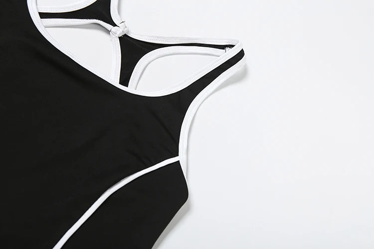 Sporty Women Jumpsuits Fitness Casual Summer O-neck Sleeveless Backless Skinny Overalls Female Active Workou Overall