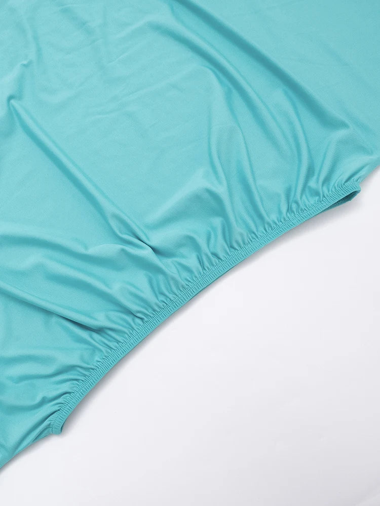 Sexy Slash Neck 2-Piece Set Women Big Flare Sleeve Top+Peach Hip Skirt Matching Stretch Skinny Elegant Street Outfits