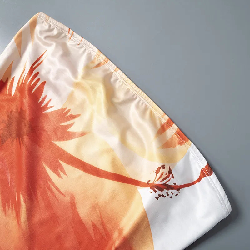 Floral Print Strapless Fishtail Long Dresses Sexy Sunday Summer Dress Woman 2025 Vacation Outfits Elegant