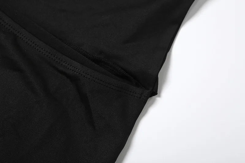 Sexy Deep V Neck Backless Split Maxi Dresses Woman Yellow Black Party Dress Elegant Clothes