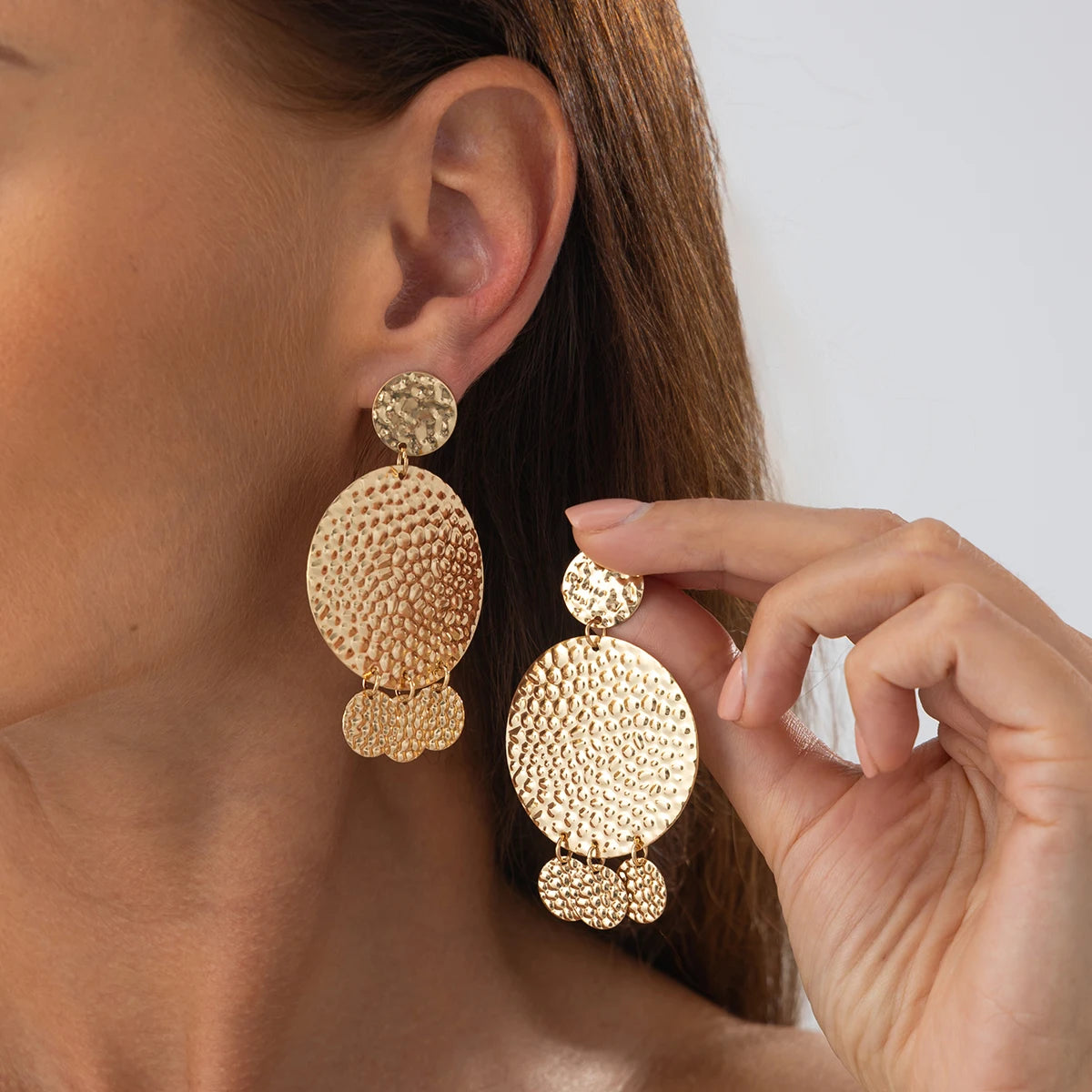 15 Styles Vintage Glossy Irregular Geometric Drop Earrings Women Fashion Statement Piercing Hanging Earring Ear Jewelry