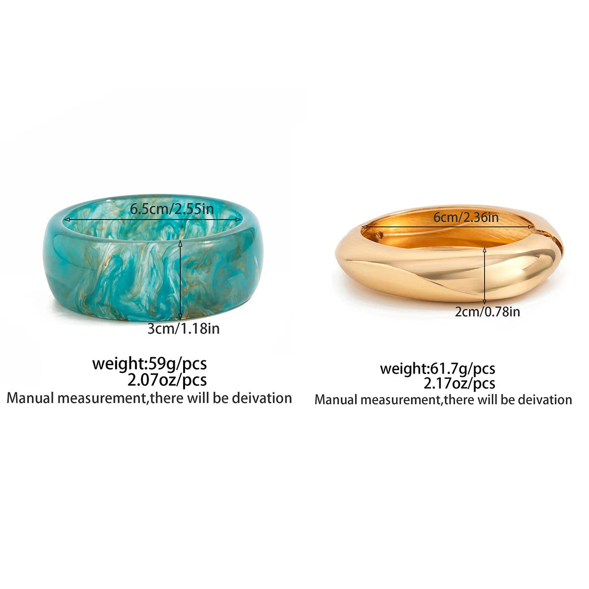 Y2K Kpop Glossy Irregular Thick Resin Acrylic Bangles for Women 2025 New Trend Vintage Arm Bracelets Pulseras Jewelry