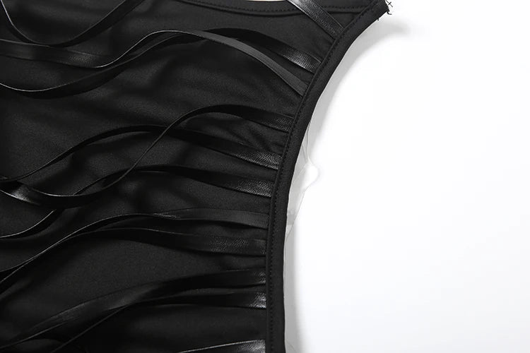 Swing Strip Camisole Women Sexy Hollow Irregular Backless Skinny Midnight Street Summer Trend Wild Party Hottie Vest