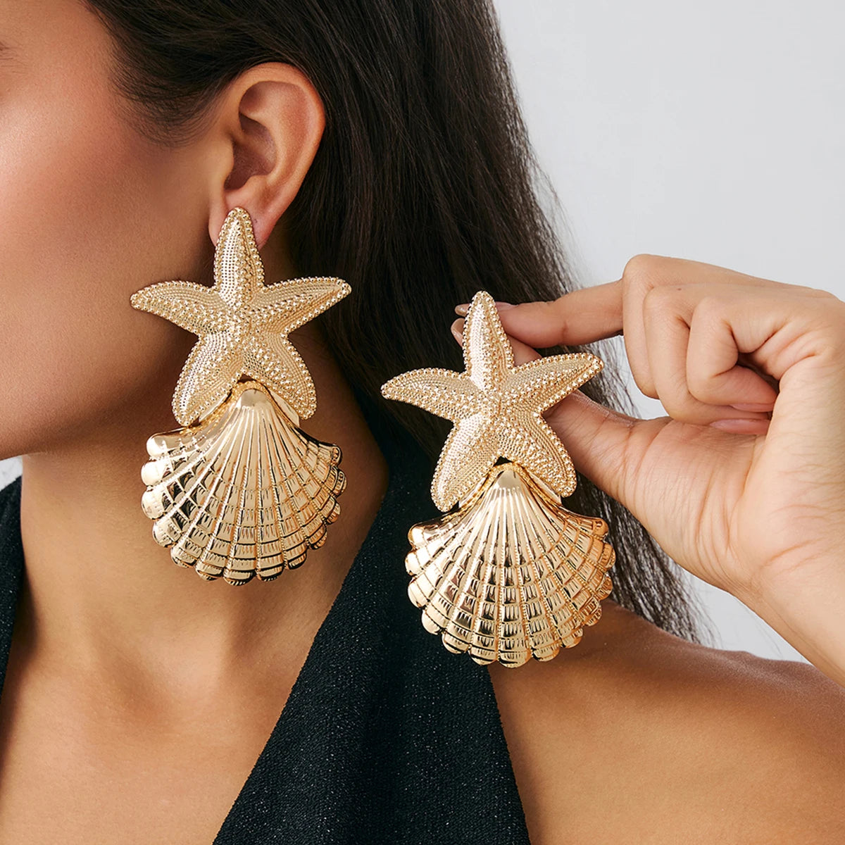15 Styles Vintage Glossy Irregular Geometric Drop Earrings Women Fashion Statement Piercing Hanging Earring Ear Jewelry