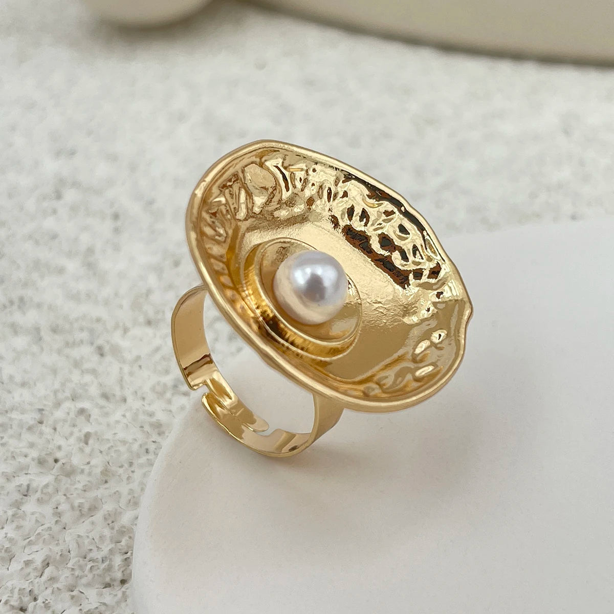 18 Styles Vintage Punk Petal Flowers Rings for Women 2025 Trend Goth Geometric Adjustable Rings New Year Party Jewelry