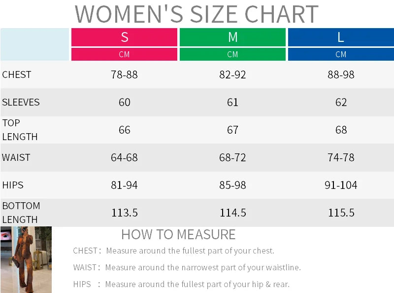 Leopard Print 2 Piece Set Women Sexy See Through Button Tight Blous+Flared Pants Matching Street Club Stretch Outfits