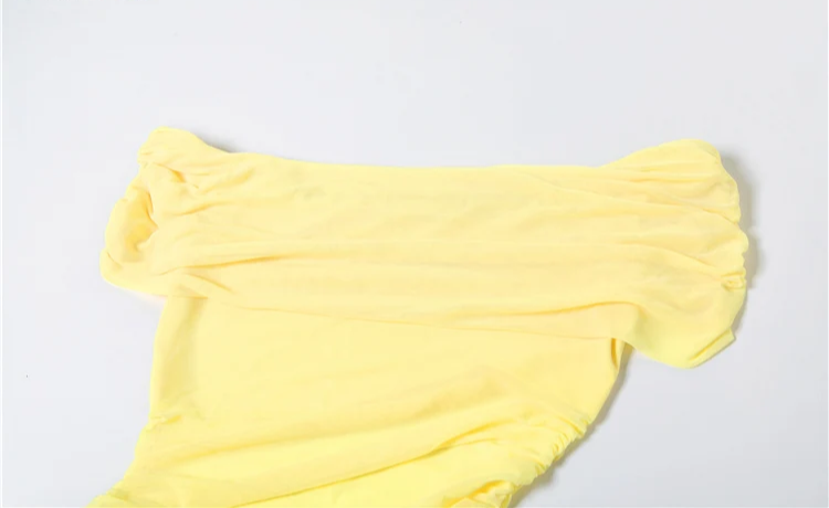 Ruched Irregular Dress Women Mesh Patchwork Slash Neck Short Sleeve Skinny Stretch Trend Elegant Long Bodycon Outfits