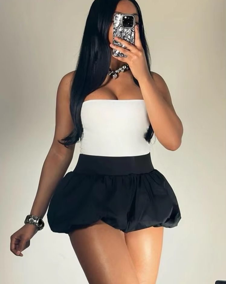 Ball Gown Skirts Women Y2K Hottie 2024 Summer Trend Midnight Waistband Miniskirts Birthday Streetwear Wild Bottoms