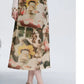 2025 Summer New Arrivals Casual Original Design Fully Printed A-Line Long Skirt