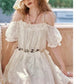 2025 Summer New Arrivals Lace Beige Big Brimmed Hat For Women
