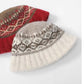 2025 Winter New Arrivals Cute Casual Preppy Diamond Dome Stripe Beanie For Women