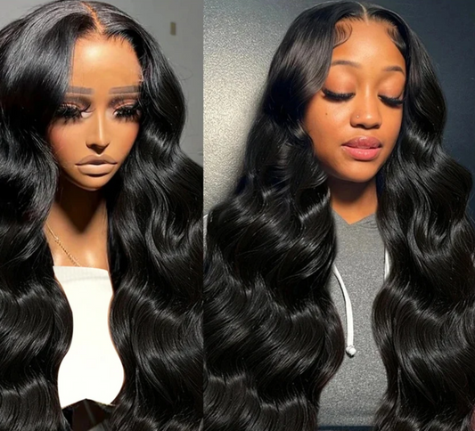 30 40 Inch Body Wave 13x6 13x4 360 HD Lace Frontal Human Hair Wig For Women