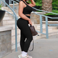 Casual Women Tracksuit 2 Piece Set Stretch Sporty Solid Simple Tank Tops+Leggings Activity Street Matching Outfits