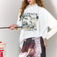 Casual Unicorn Print Short Sleeve T-Shirt For Women