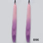 Synthetic DIY Braided Ponytail Extension With Elastic Rubber Band Pink Purple Blue Long Straight Pony Tail For Women Girls Party