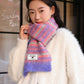2025 Winter New Arrivals Y2K Christmas Preppy Minimalist Stripe Scarf For Women