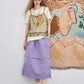2025 Summer New Arrival Casual Cute design niche top Mesh halter print short sleeve two-piece t-shirt