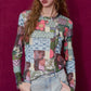 Long Sleeve T-Shirt for Women, Casual Top with Anime Art Print, Streetwear Tee for Daily Wear Outings & Gifts