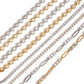 Stainless Steel Chain Bracelet with Heart-Shaped Zirconia and Gold Color Plating for Women Casual Everyday Jewelry Gift