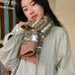 2025 Winter New Arrivals Y2K Christmas Preppy Minimalist Stripe Scarf For Women
