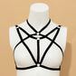 Sexy Women Cross Strappy Bra Lingerie Chest Bandage Bralette Bustier Tops Push Up Bralette Bustier Fetish Body Jewelry