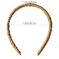 Hair Hoop Band Headbands For Women Girl 100% Pure Mulberry Silk Elastic Luxury Hair Accessories