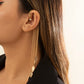 Kpop Long Tassel Clip Earring for Women Ladies No Piercing Fake Cartilage Exquisite Ear Bone Clips Pendientes Jewelry