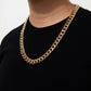 Punk Miami Cuban Choker Necklace Collar Statement Hip Hop Big Chunky Aluminum Gold Color Thick Chain Necklace Women Jewelry
