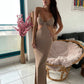 Vacation Knitted Maxi Dresses for Women Summer 2023 Elegant Sexy Party Cut Out Backless Bodycon Dress