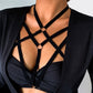 Sexy Women Cross Strappy Bra Lingerie Chest Bandage Bralette Bustier Tops Push Up Bralette Bustier Fetish Body Jewelry