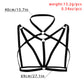 Sexy Women Cross Strappy Bra Lingerie Chest Bandage Bralette Bustier Tops Push Up Bralette Bustier Fetish Body Jewelry