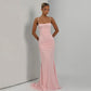 Spaghetti Strap Backless Fishtail Maxi Dresses 2026 Woman Elegant Evening Gown Party Birthday Dress