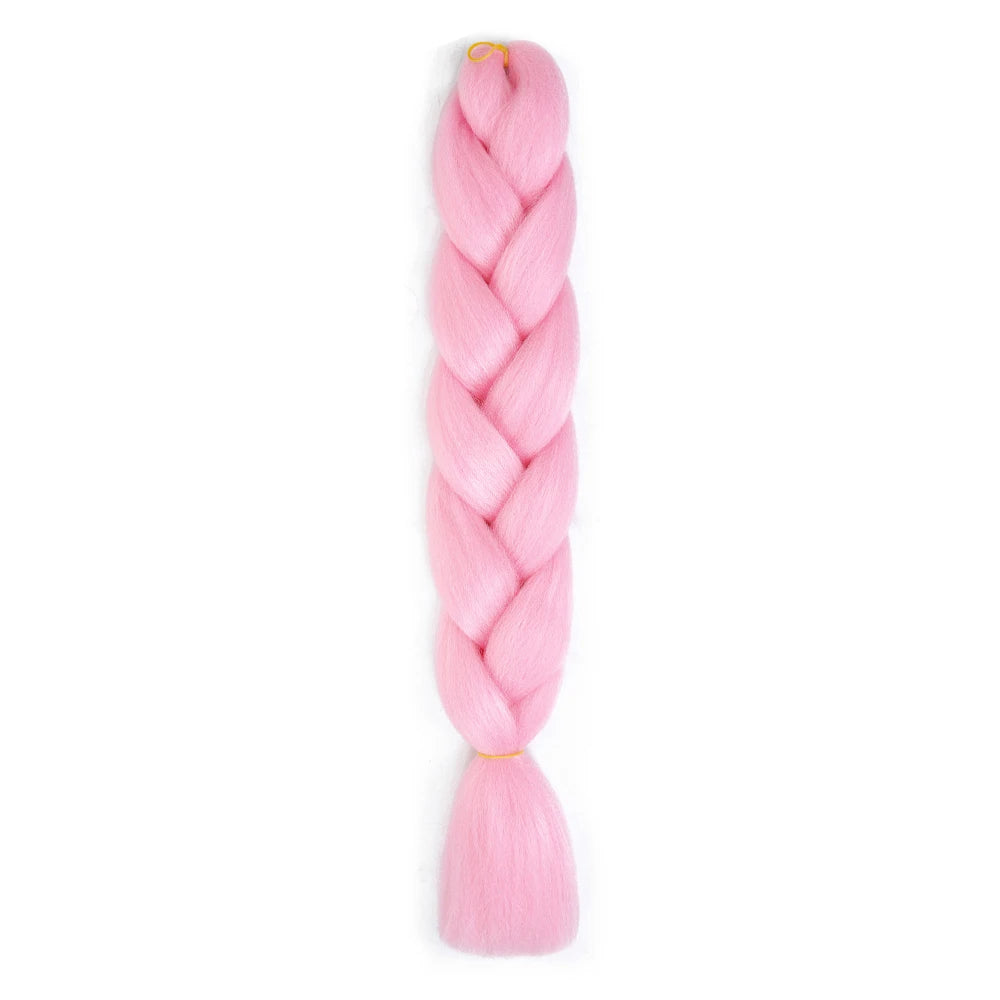 24 Inch Jumbo Braids Extensions Synthetic Braiding Hair Afro Ombre Color kanekalon Hair for Children Braid