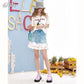 2025 Summer New Arrivals Lace And Lace Patchwork A-Line Denim Skirt For Women