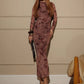 Turtleneck Flower Jacquard Dress Women Fashion See Through Full Sleeve Stretch  Chic Sexy Trend  Party Club Long Bodycon