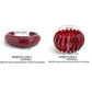 2 Styles Vintage Red Thick Resin Acrylic Bangles for Women on Hand 2025 New Fashion Irregular Arm Bracelet Boho Jewelry