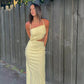 Women Vacation Outfit Club Party Long Skirt Summer Retro Vest Elegant Sexy Hollow Backless Pleated Long Dress