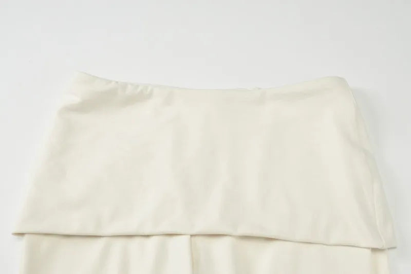 Two Piece Sets for Woman Sleeveless Halter Top and Flare Pants Matching Sets Casual Going Out Outfits