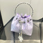 Rhinestones Evening clutch Bag Purses and handbag luxury Designer shoulder bag Shiny Crystal Clutch purse bucket bag
