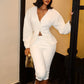 Elegant Blazer 2-Piece Set Women Single Breasted Jacket+Calf Pants Matching Simple Solid Office Commute Slim Outfits