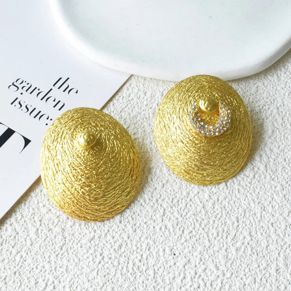 1PC New Vintage Alloy Golden/Silver Plated Oval Style Open Ring For Women Fashion Jewelry Accessories