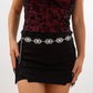 Vintage Spider Web Cross Jesus Moon Waist Belly Chain for Women Goth Metal Belt Waistband Halloween Body Jewelry Gift