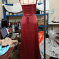 Satin Cowl Neck Mermaid Maxi Dress Women Elegant Sleeveless Draped Ruched Bodycon Long Evening Party Gown Vestidos