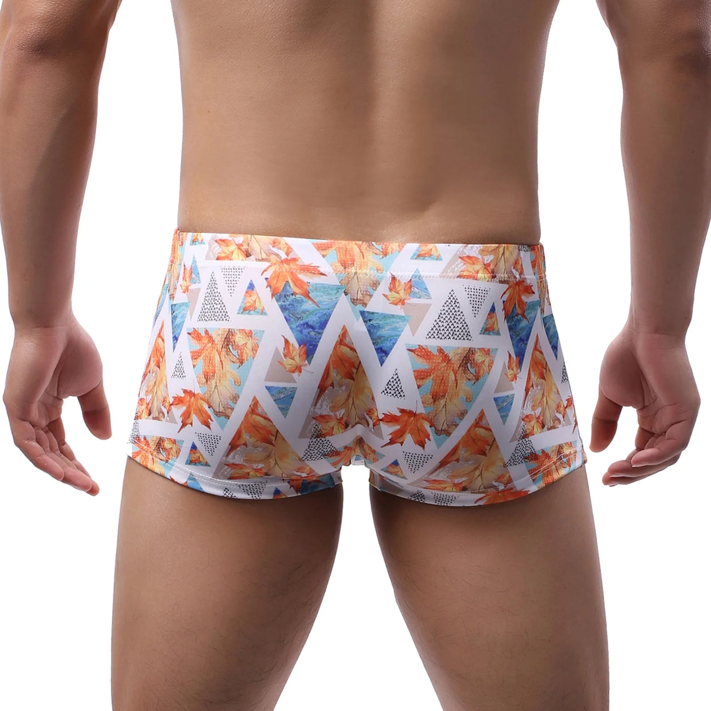 Hot Sell Swimwear Man Swimming Boxers Shorts Sexy Swimsuit Men Low Waist Swim Trunks Sunga hombre Bathing Suit