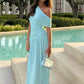 One Shoulder Ruched Long Maxi Dress Elegant Dresses for Woman for Party Evening Gown