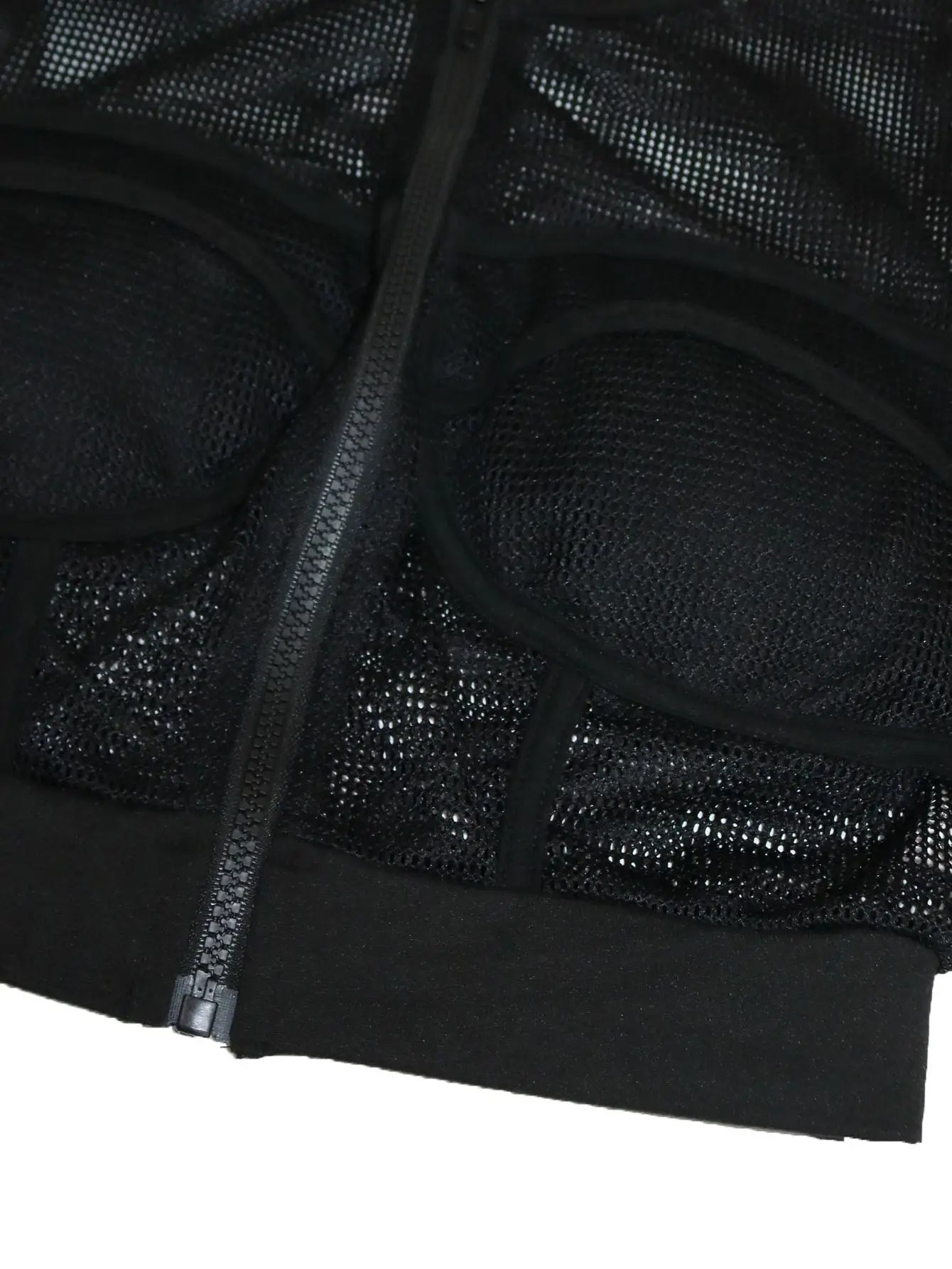 Sexy Patchwork Mesh 2-Piece Set Women Zip O-Neck Long Sleeve Crop Tops+Pants Stretch Matching Midnight Autumn Outfits