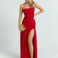 Women Spaghetti Strap Square Neck Maxi Dress Ruched Bodycon High Split Long Dress Elegant Evening Party Prom Dresses